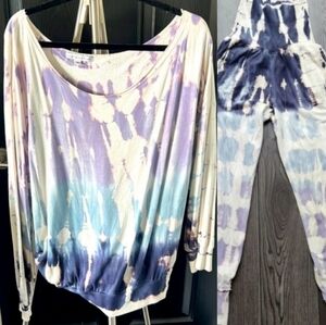 YFB SET matching off the shoulder sweatshirt with matching  pants